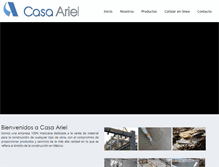 Tablet Screenshot of casa-ariel.com